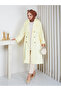 Women's Long Draped Belted Oversized Trench Coat - 5