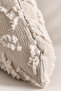 Chenille Fabric Hidden Zipper Beige Color Cushion Cover Set 4 Pieces (41 X 41 cm) - 3
