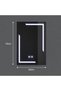 Rectangular LED Mirror, 50x70cm, ECLISSA Touch, Defog System, Dimmable - 4