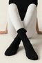 Unisex Plain Black Long Socks – Breathable, Cotton Pairs, Helps Reduce Odor Formation, 3-Pack - 4