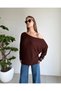 Boat Neck Textured Stylish Blouse - 2