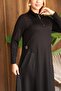 Plus Size Zipper Detail Dress - 7