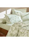 Zorlutekstil Flounced Cotton Satin Floral Pillowcase