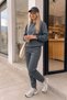 3 Thread Winter Crew Neck Sweatshirt Jogger Set - Relaxed Fit Stretchable - 5