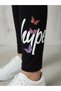 Girl's Black Tights with Butterfly Pattern and Elastic Waist in Lycra - 3