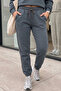 3 Thread Winter Crew Neck Sweatshirt Jogger Set - Relaxed Fit Stretchable - 4