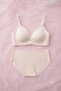Laser Cut Supportive Bra Panty Set - with Clasp, Adjustable Straps, Non-Marking - No Trace Feeling - 2