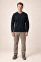 Bron Men's New Season Oversize Buttoned Sweatshirt Black - 2