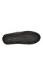 Black Genuine Leather Anatomical Comfortable Sole Rubber Laced Women's Casual Shoes 9523 Z - 5