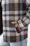 Women's Snap Fastener Plaid Quilted Premium Jacket - 4