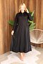 Plus Size Zipper Detail Dress - 3