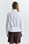 High Collar Pleated Shirt - 6