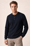 Bron Men's New Season Oversize Buttoned Sweatshirt Black