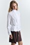 High Collar Pleated Shirt - 4