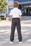 Boys' Pants Comfortable Fit (It Is Recommended to Order 1 Size Larger) Waist-Tied Casual Sports Pants 9-16 Years Old Children's Clothing - 4