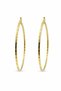 Women's Yellow Color Stylish and Modern Design Hoop Earring Bijouterie Accessory