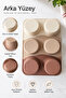 2 Pieces of 6-Piece Round Silicone Cake Mold 173 ml Muffin, Soufflé, Pudding, Chocolate and Dessert Mold - 3