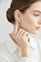 Nickel-Free Glossy Gray Hoop Earrings - the Ideal Accessory for Your Casual and Stylish Outfits - 3