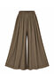Women's Khaki Skirt Pants Modal Cotton Loose Fit Elastic Waist Side Pockets Comfortable Pants Code:Etekpant-2 - 3