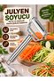 Julienne Fruit Vegetable Chopper Stainless Steel Ergonomic Metal Handle Vegetable Peeler