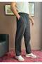 Men's 3-Piece Comfortable Fit Linen Trousers with Elastic Waist - 4