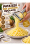 Julienne Fruit Vegetable Chopper Stainless Steel Ergonomic Metal Handle Vegetable Peeler - 4