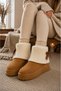 Knitwear Ankle Detail, Bow Decoration, Season Trend, Thick Sole Women's Boots - 3