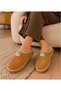 Women's Nubuck Material Lightweight Sole Comfortable Sound-Proofing Home Slippers