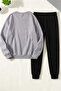Unisex Bloom Daisies Crew Neck Sweatshirt - 2-Piece Tracksuit Set - 2
