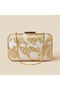 Valley Ethnic Pattern Glitter Bag Gold