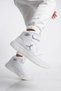 White Ankle Length Velcro Thick Soled Basketball Style Unisex Kids Sports Shoes Haykat Long Air - 3