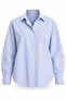 Blue Striped Poplin Shirt 0031