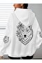 Unisex Sleeve Printed Hooded Kangaroo Pocket Comfortable Fit Regular Cut Sweatshirt
