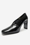 Nore Black Print Women's Heeled Shoes - 8