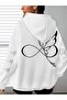 Unisex Sleeve Printed Hooded Kangaroo Pocket Comfortable Fit Regular Cut Sweatshirt