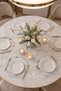 12 Pieces Love Birds Model Double Row Embroidered Blue American Service Tablecloth Set - 3