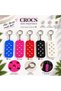 Black and Red Special Design Keychain Set of 2 Perforated Model Bag Ornament Gift Accessory - 8