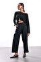 Black Technical Fabric Trousers 0035 - 3