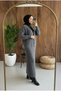 Women's Plush Textured Premium Knitwear Cardigan Skirt Two-Piece Set - 2