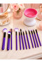 12-Piece Professional Makeup Brush and Electric Brush Washing Device Practical Cleaning and Makeup Set - 4