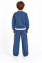 Artexli̇fe 42909-26 Boys' Wild Thing Printed 2-Piece Set – Zipper Detailed Sweatshirt and Wide-Legged Pants with Cargo Pockets 4-10 Years - 5