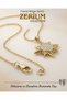 Trend Steel Stylish Women's Steel Necklace with Zircon Stone Sun Pole Star - 3