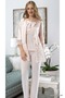 Spt-Gld Powder Combed Cotton Pajama Set - 1417 - (211704) Size L