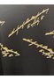 Plus Size Cat Printed Stone and Pearl Detailed Crew Neck Capri Sleeve Women's Blouse - 7