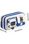 Multi-Compartment Pockets Large Capacity Washable Organizer Big Size Girls Boys Kids Teen Primary Middle High School Unisex Sporty Style Pen Holder Pencil Case - 4