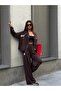 Women's Zipper - Stripe Detailed Premium 2-Piece Modal Tracksuit Set - 2