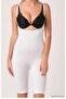 Spt-Gld White Women's Long Seamless Corset - 751 - (220249) Size m