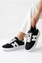 Women's Black-White Lace-Up Thick High Sole Casual Sneaker Sports Shoes Terra - 3