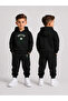 Boy's Tracksuit Set Hooded Sweatshirt Top and Bottom Set 3 Threaded Yarns Winter Style