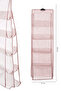 10-Compartment Bag Hanger Closet Organizer Hanging Bag Rack () - 2